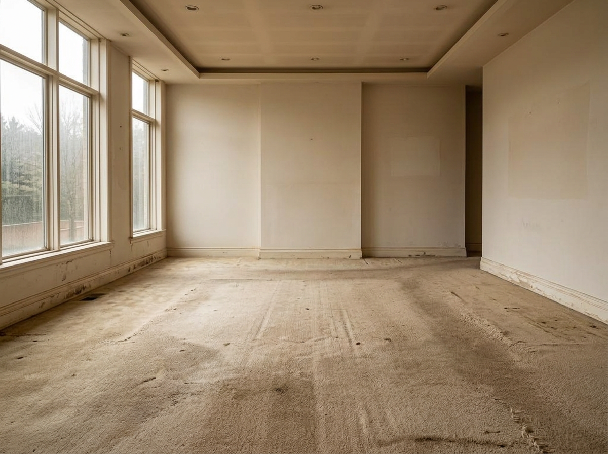 LVP living room transformation — before