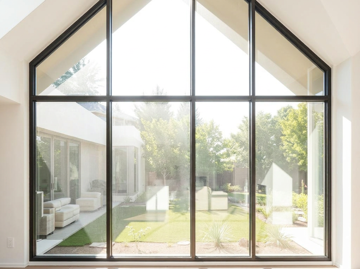 Architectural privacy film — before